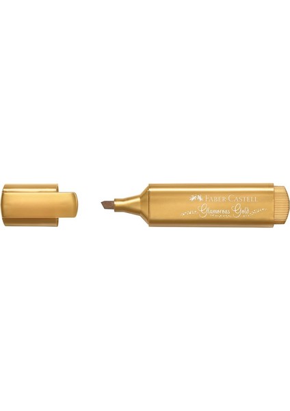 Faber Castell Metalik Fosforlu Kalem Altın 154650