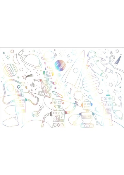 - Space Colouring Posters - Uzay Boyamalı Poster