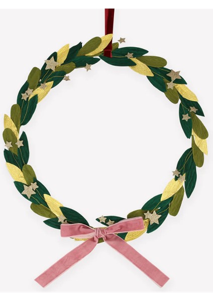 - Paper Leaf & Star Wreath - Yapraklar & Yıldızlar Süs fiyatları