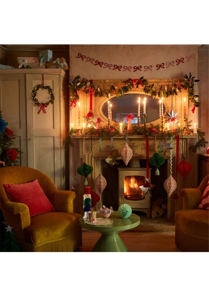 - Paper Leaf & Star Wreath - Yapraklar & Yıldızlar Süs modelleri