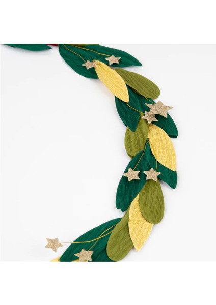 - Paper Leaf & Star Wreath - Yapraklar & Yıldızlar Süs indirimleri