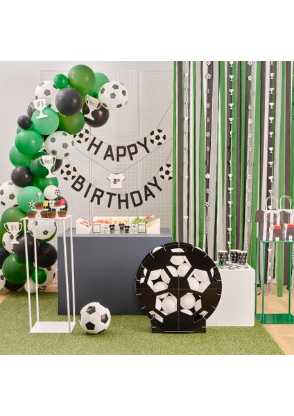 - Bunting Football Birthday Customisable - Happy Birthday Futbol Asılan Süs
