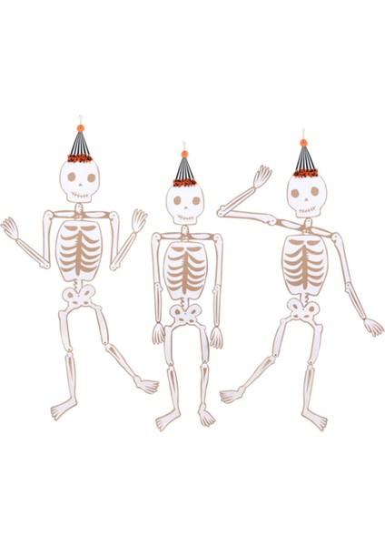 - Halloween Jointed Skeletons - Halloween Iskelet Asılan Süsler