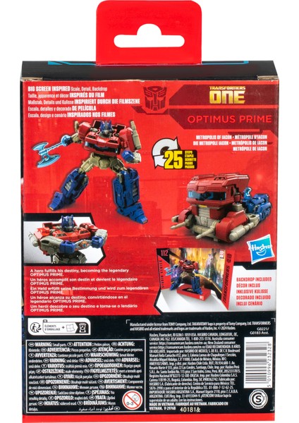 Transformers Studio Series Deluxe 112 Optimus Prime (Transformers: One) Aksiyon Figürü