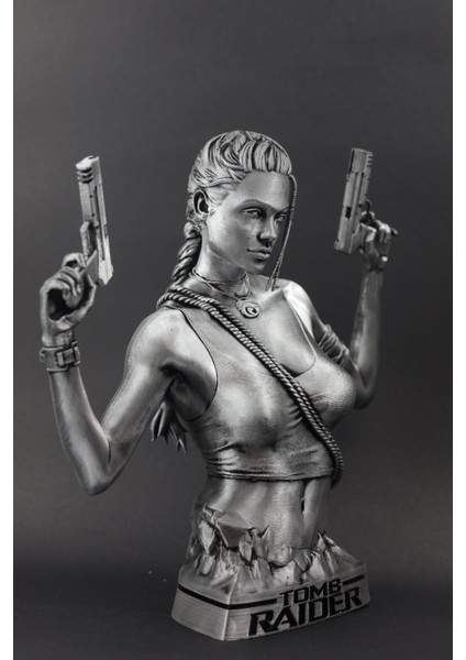 Lara Croft : Tomb Raider / Angelina Jolie - Figür / Büst - 25CM modelleri