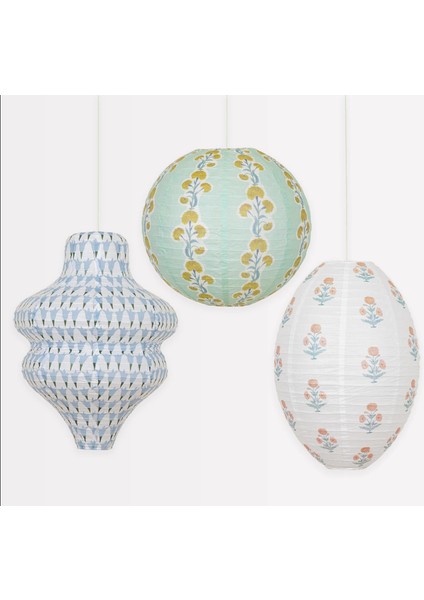 - Molly Mahon Lanterns - Molly Mahon Tasarım Fenerler (3'Lü)