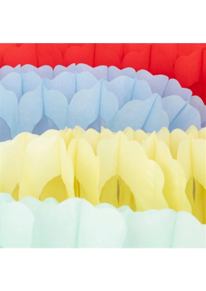 - 4 Bright Honeycomb Garlands - Parıltılı Petek Asılan Süsler - 4lü
