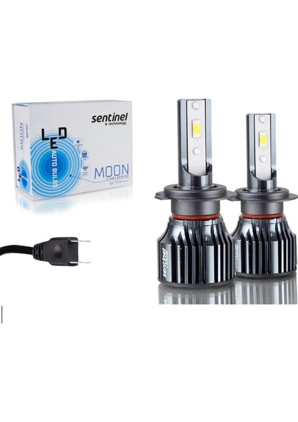 Moon Led Xenon Ampülü 30W 12V 8000 Lumen 6500K H7