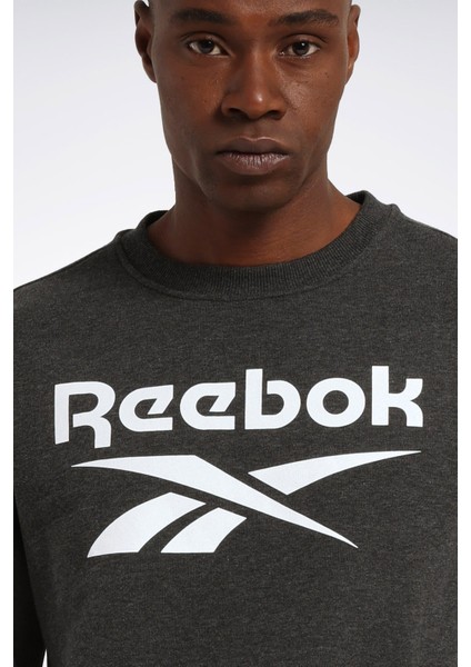 Identıty Bıg Logo Antrasit Erkek Sweatshirt