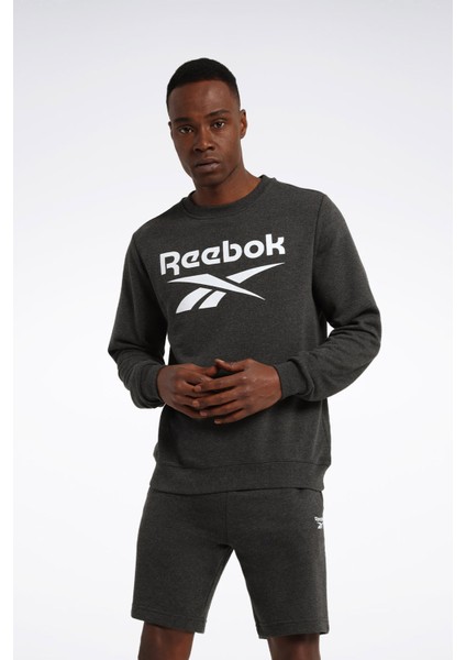 Identıty Bıg Logo Antrasit Erkek Sweatshirt