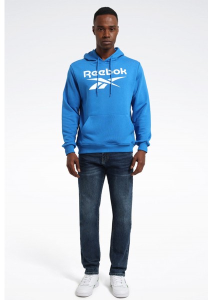 Rı Ft Big Logo Oth Hood Mavi Erkek Sweatshirt