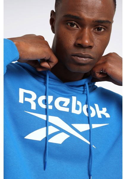 Rı Ft Big Logo Oth Hood Mavi Erkek Sweatshirt indirimleri