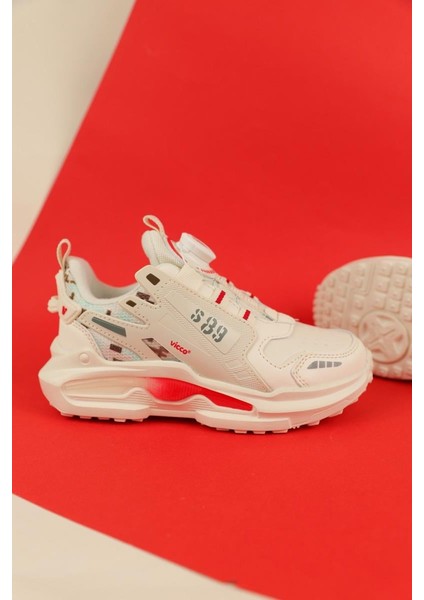 26-35 Numara Unısex Bej Renk Code Mekanizmalı Spor Ayakkabı indirimleri