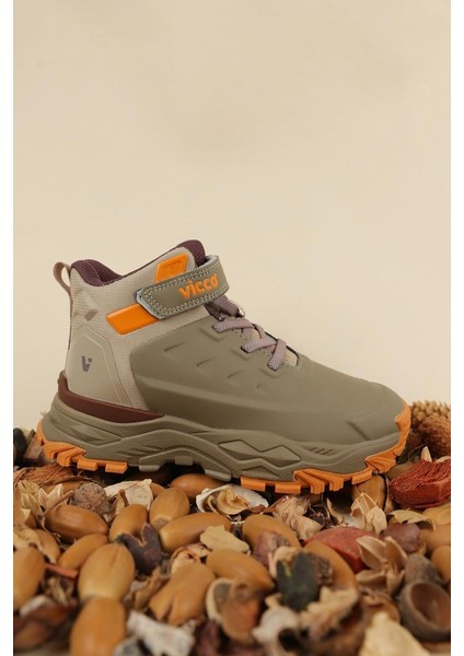 31-37 Numara Erkek Çocuk Camel Renk Agora Trekking Bot