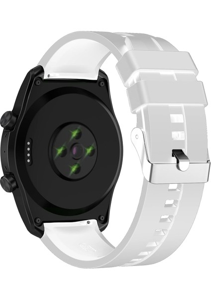 Huawei Watch Gt 4 46MM Için Tokalı Çizgi Desen Silikon Kordon Kayış - FC369