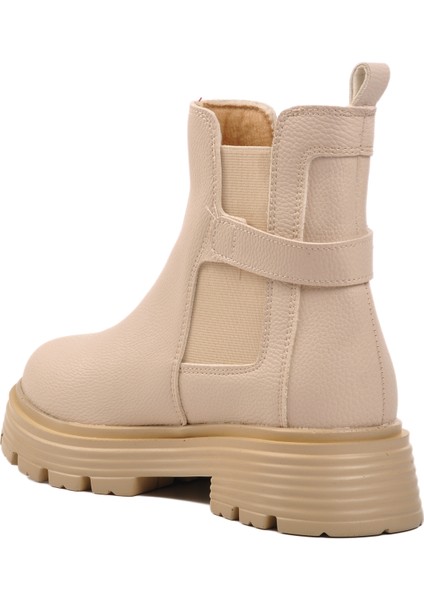 677008 Bej Slip-On Kadın Bot fırsatları