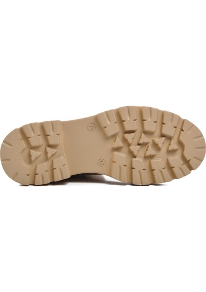 677008 Bej Slip-On Kadın Bot indirimleri