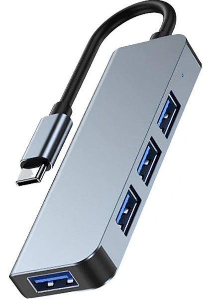 BYL-2013T Type-C 4 Port USB Hub 3.0 - 2.0 Yeni Nesil Çoğaltıcı Çevirici Çoklu Switch