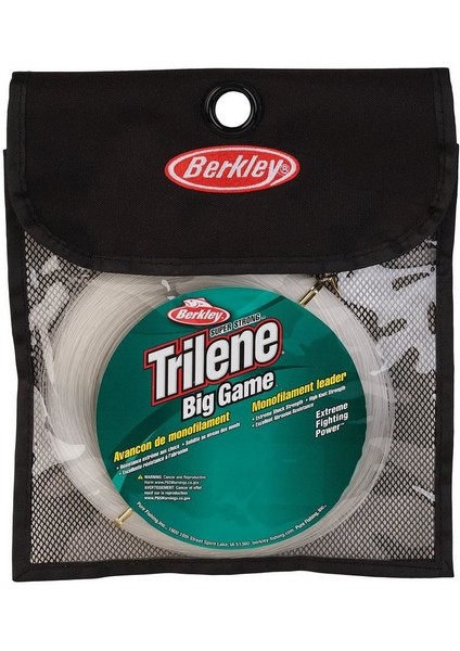Big Game Leaders 150 Lbs 100M Monofilament Lider Misina 68.2 kg Çeker
