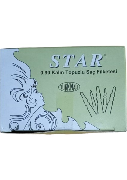 Star 0,9 Kalın Topuzlu Saç Firketesi 150 Adet fırsatları