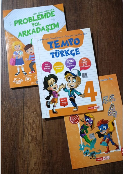 4. Sınıf - Matematik - Türkçe - Sosyal Bilgiler Set (3 Kitap)