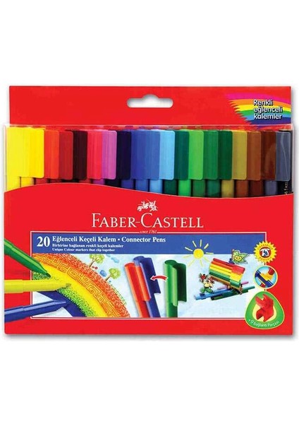 Faber Castell Keçeli Kalem Eğlenceli 20'li 5068112000 fiyatları