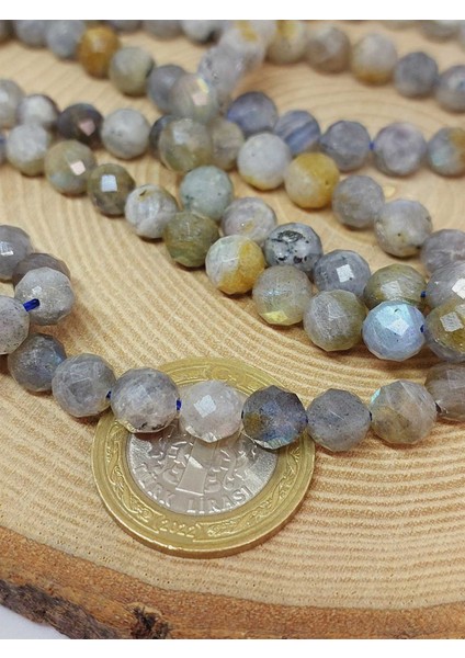 Labradorit Taşı Faset Kesim Dizi 7.5mm (53080) fiyatları