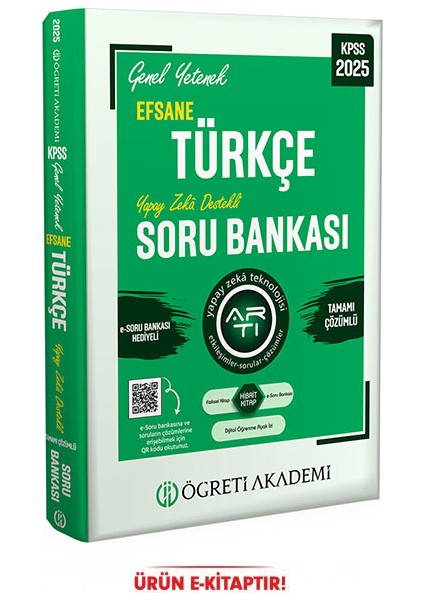 2025 Kpss Genel Kültür Efsane Türkçe Tamamı Çözümlü E-Soru Bankası