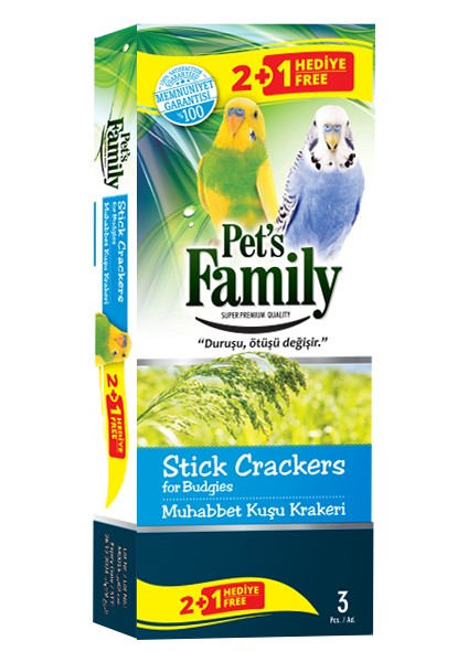 Pets Family Muhabbet Krakeri 2+1 x 3 Adet 13