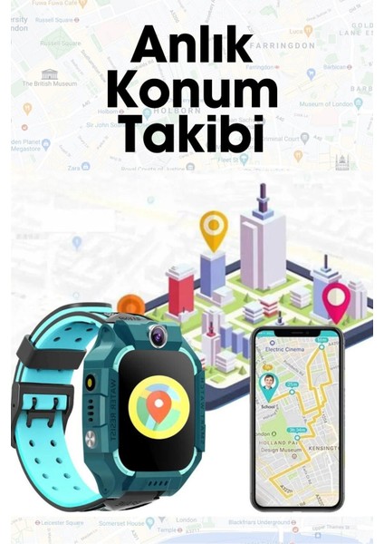 Wearfit Pro Çocuk Akıllı Kol Saati Tft Ekran Gps Kamera Oyun Hesap Arama Özellikleri ve Btk Kayıtlı