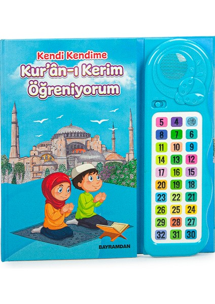 Sesli Elif Ba - Kur'an-ı Kerim Öğreten Cihaz Seti Mavi