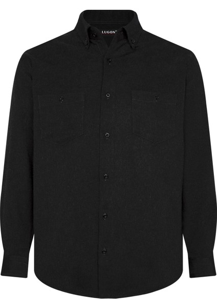 Erkek Çift Cep Kışlık Kaşmir Gömlek