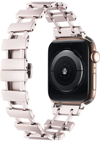 Apple Watch 10 Serisi 42MM Redclick Krd-96 Metal Kadın Kordon Uyumlu