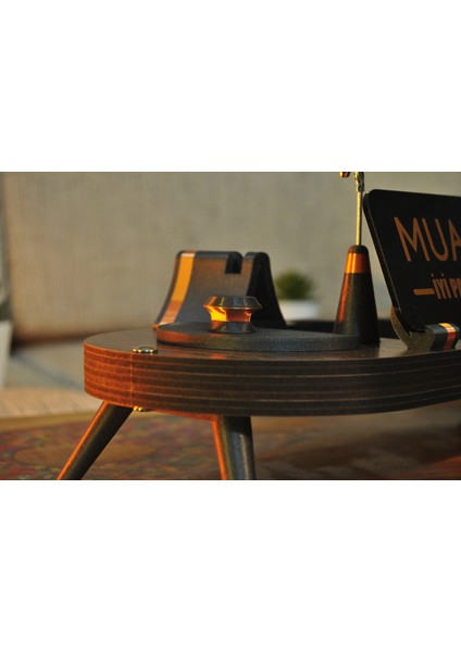 Deluxe Masa Organizeri Venge Rengi, masa sümen takımı, masa isimlik ve organizer takımı, ofis kalemlik karvizitlik fırsatları