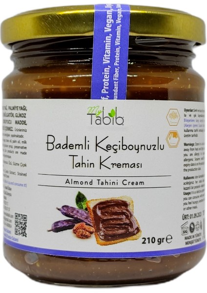 Bademli Keçiboynuzlu Tahin Kreması 210 gr