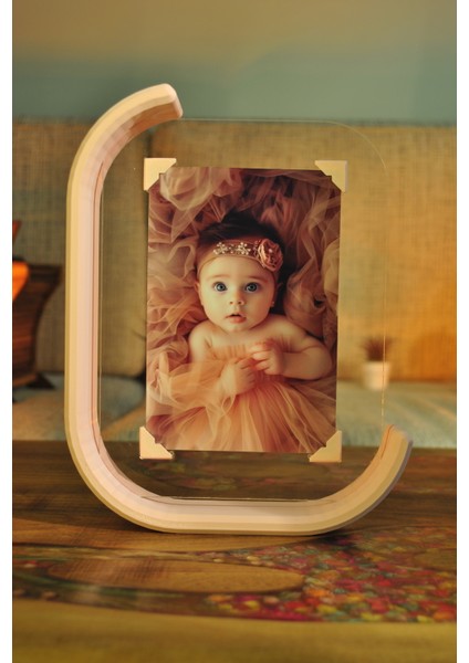 Yarımay Fotoğraf Çerçevesi