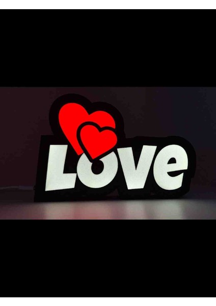 LED Işıklı Love