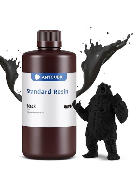 Urhanshop Anycubic Standart Reçine Hd Siyah 1 kg