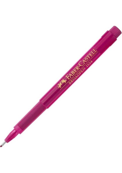 Faber Castell 1554 Broadpen Keçeli Kalem Ince Uç 0.8 mm Pembe modelleri
