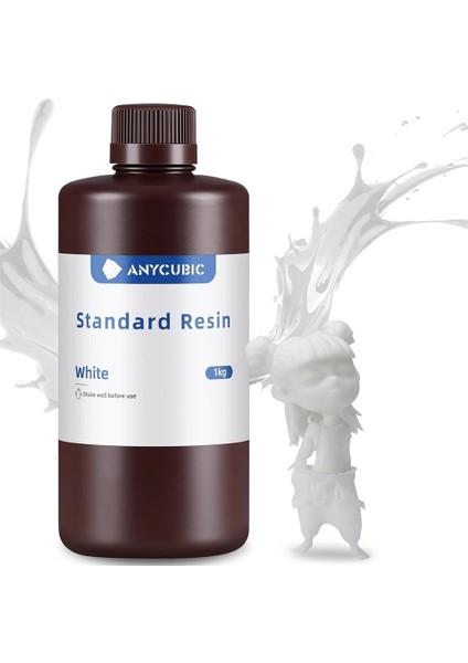 Urhanshop Anycubic Standart Reçine Hd Beyaz 1 kg