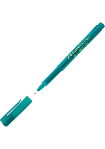 1554 Broadpen Keçeli Kalem İnce Uç 0.8 mm Turkuaz Renkli Yazım İçin fiyatları
