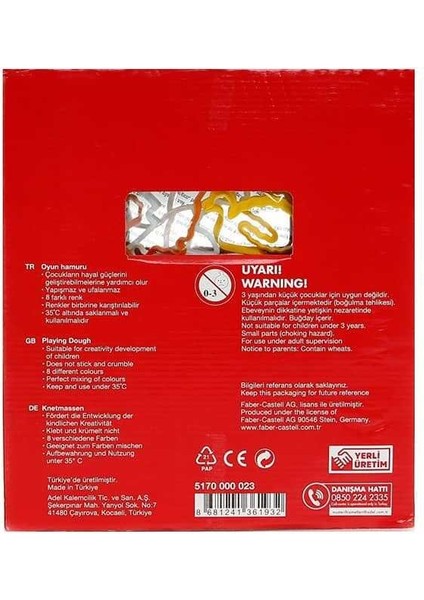 Oyun Hamuru Hayvan Figürleri Seti 8X50 gr modelleri