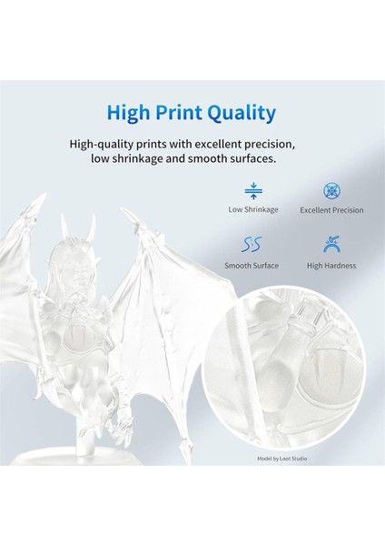 Urhanshop Anycubic Standart Reçine Hd Şeffaf 1 kg