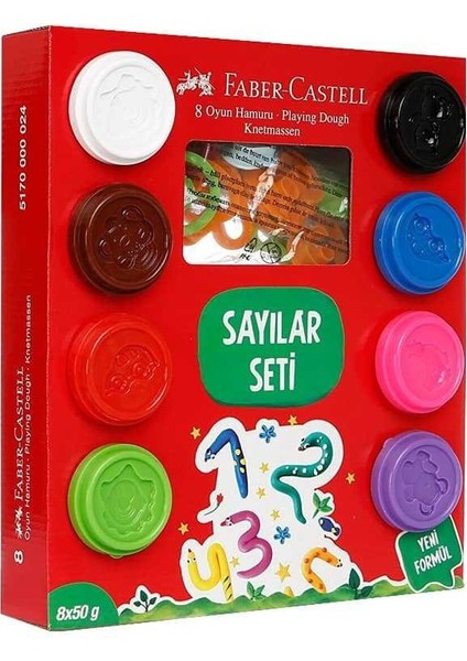 Oyun Hamuru Sayılar Seti 8X50 gr fiyatları