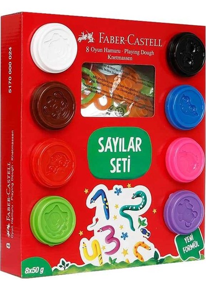 Oyun Hamuru Sayılar Seti 8X50 gr fırsatları