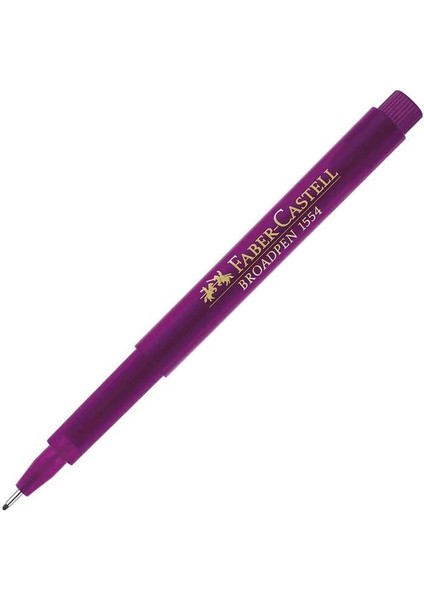 Faber Castell 1554 Broadpen Keçeli Kalem Ince Uç 0.8 mm Magenta modelleri