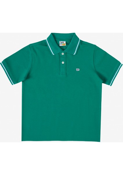 Regular Fit Normal Kesim %100 Pamuk Polo Yaka Kırmızı Çocuk T-shirt