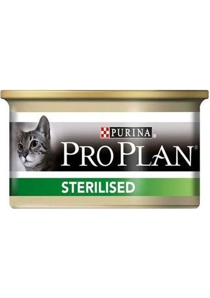 Sterilised Ton ve Somonlu Konserve Kedi Maması 85 gr