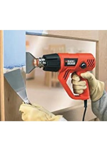 Black & Decker 2 Yıl Black & Decker KX2001K/XK Sıcak Hava Tabancası, Turuncu/siyah, 2000 W