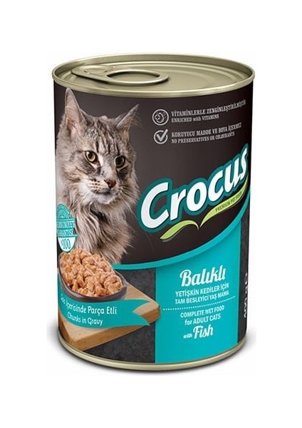 Balıklı Yetişkin Kedi Yaş Maması 400 gr